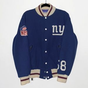 NFL New York Giants #58 Carl Banks 🏈 1/1 vtg varsity/bomber/letterman’s jacket 
